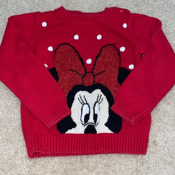 Disney | Shirts & Tops | Minnie Mouse Sweater | Poshmark